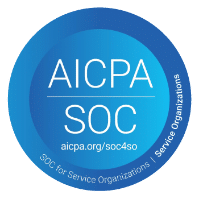 The AICPA SOC certification badge.