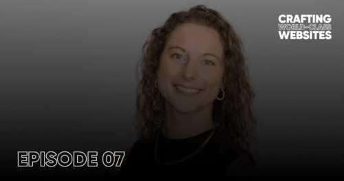 Headshot of Associate Director of Web Services Beth Navarro for Episode 7 of the podcast Crafting World-Class Websites.
